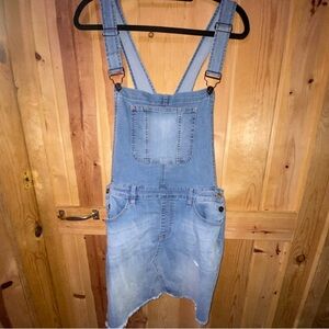 Kancan blue Jean overall dress